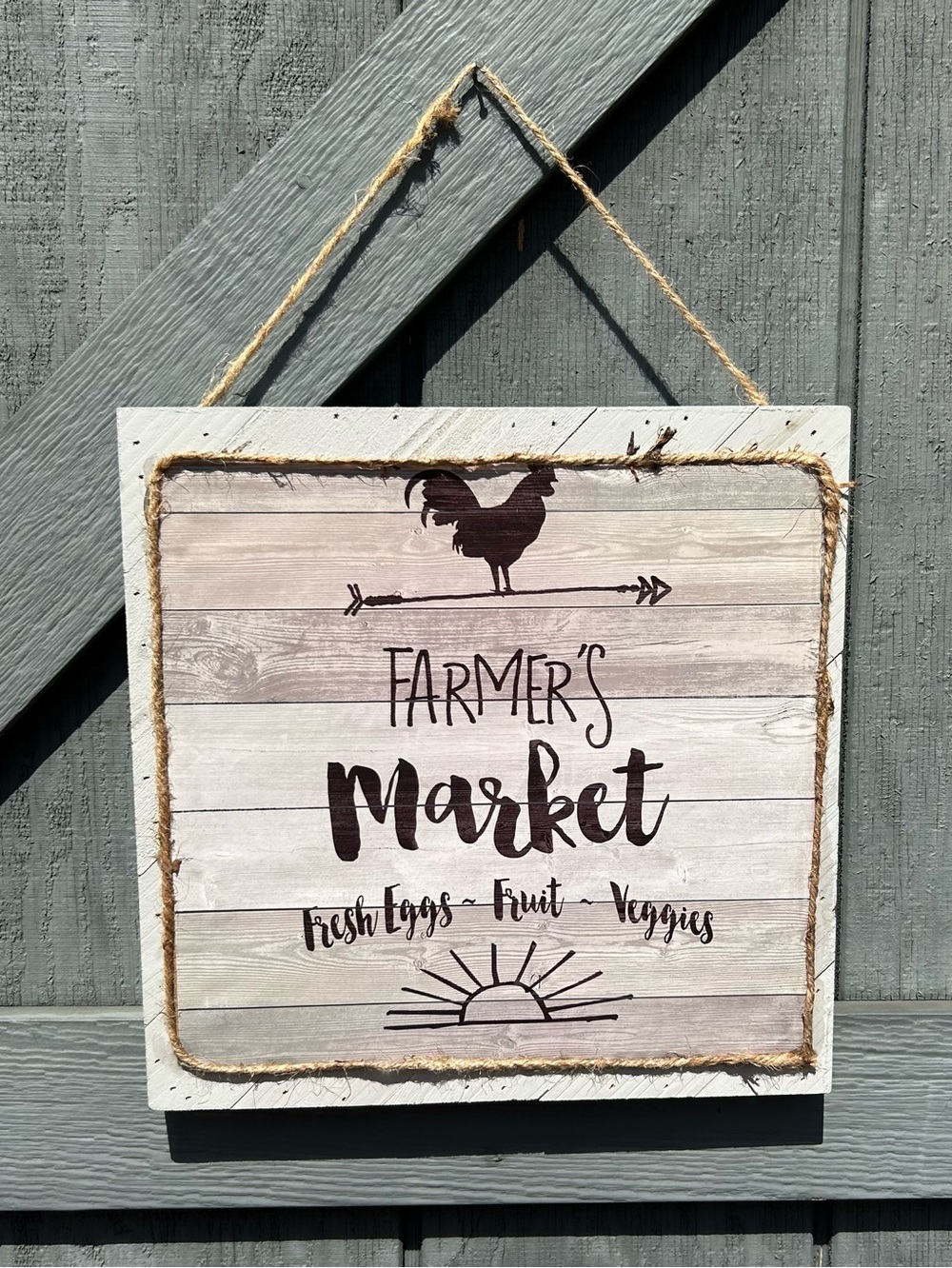 Rustic Wooden Farmhouse Sign